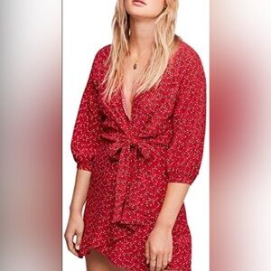 Free People Women’s Clara Floral Mini Tunic Dress